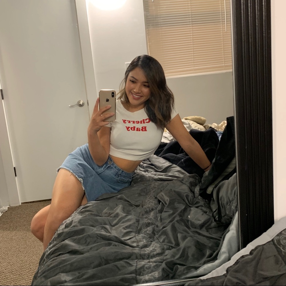 White Crop Top